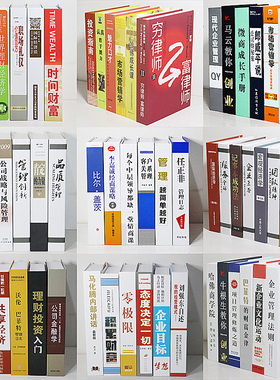 售楼部老板办公室书柜摆件图书馆