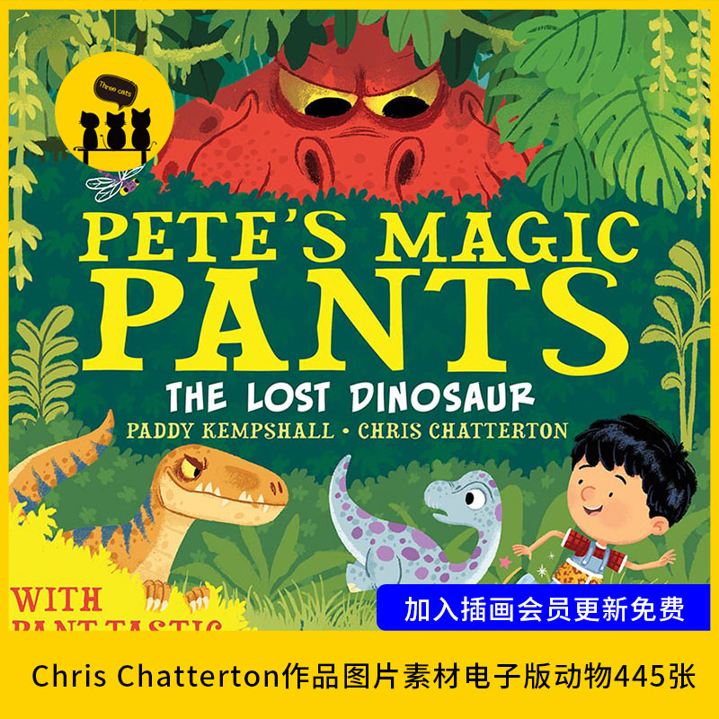 【儿童插画107】Chris Chatterton作品图片素材电子版动物445张
