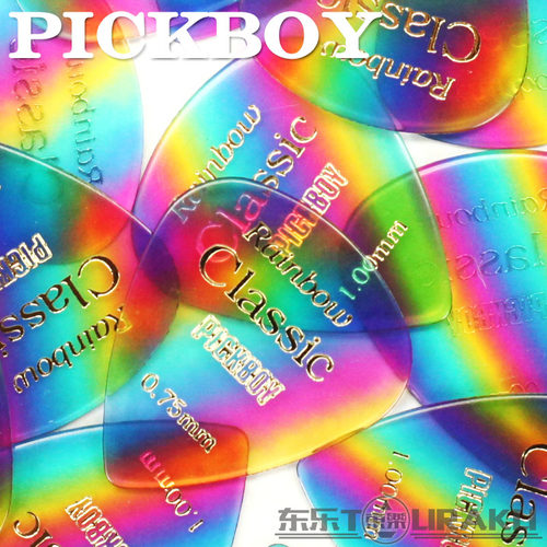 东乐 日产PICKBOY GP-21彩虹爵士三角镂空款电木民谣吉他通用拨片
