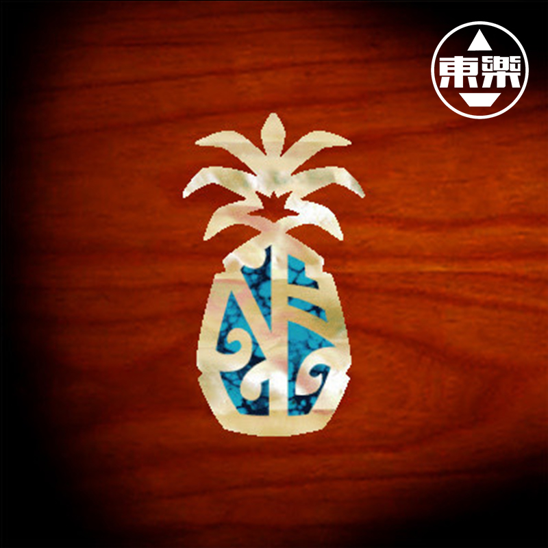 日本产 JOCKOMO 菠蘿贴纸仿贝壳纹理 吉他 尤克里里 贴纸P79 UH1