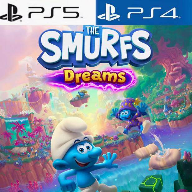 可认证PS4PS5游戏中文 蓝精灵梦境 The Smurfs Dreams 数字下载版