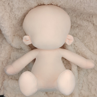 青柠现货无属性明星棉花娃娃素体长腿福瑞体40cm60cm仿一番赏坐体