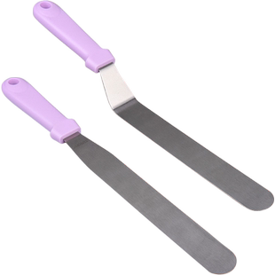 阳晨裱花蛋糕抹刀刮刀直角刀脱模刀抹面不锈钢工具奶油6/8/10寸