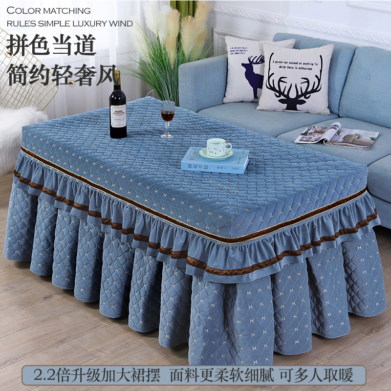 烤火桌子罩新款加厚冬季桌布套