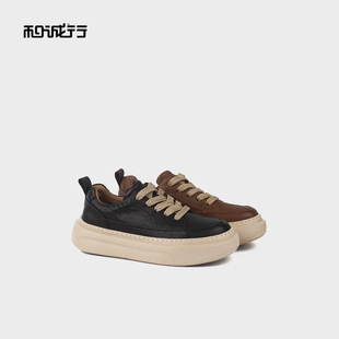 和诚行2025秋季新款复古低帮时尚百搭男式休闲鞋1950090
