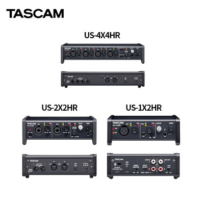 TASCAM US-1X2HR US-2X2HR US-4X4HR录音声卡电脑手机直播声卡