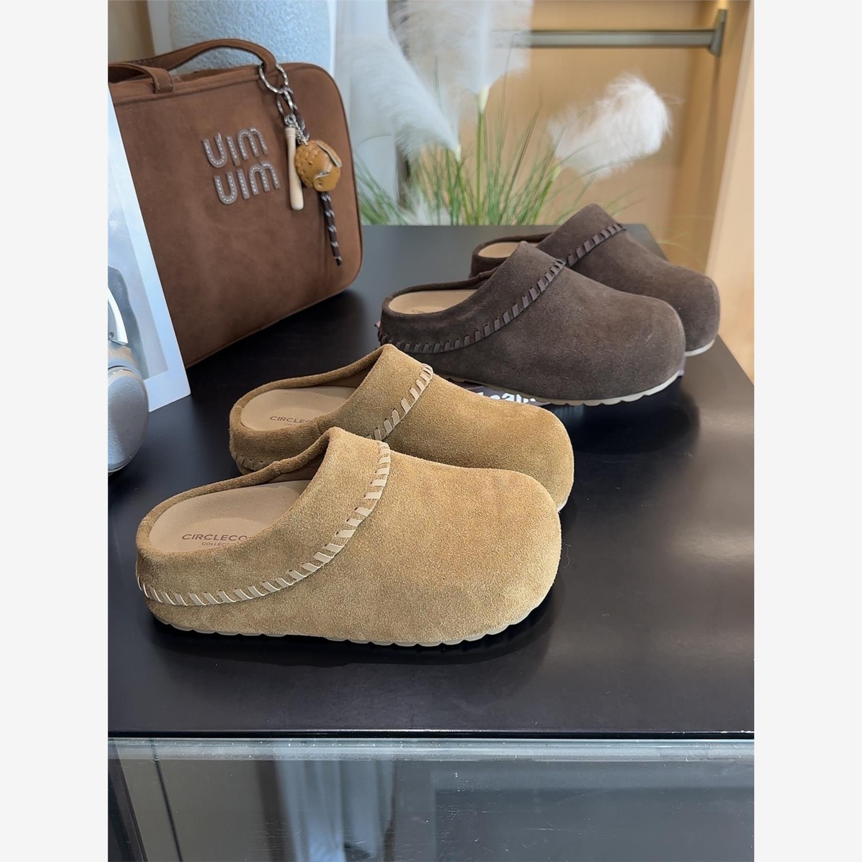 加绒冬季真皮厚底内增高