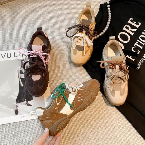 厚底德训鞋女鞋板鞋阿甘