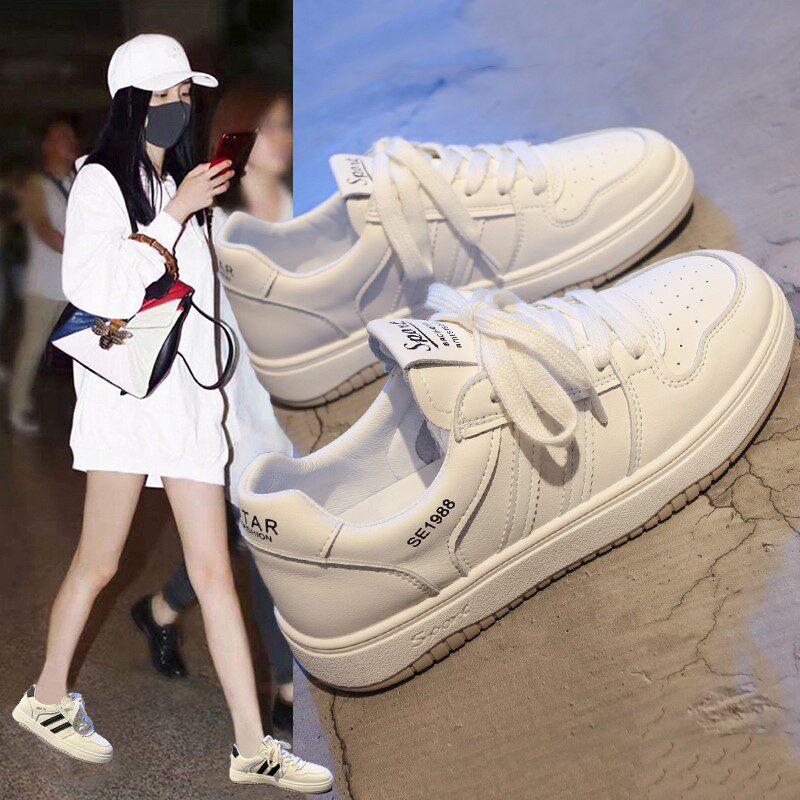 香港潮牌小白鞋女2025夏