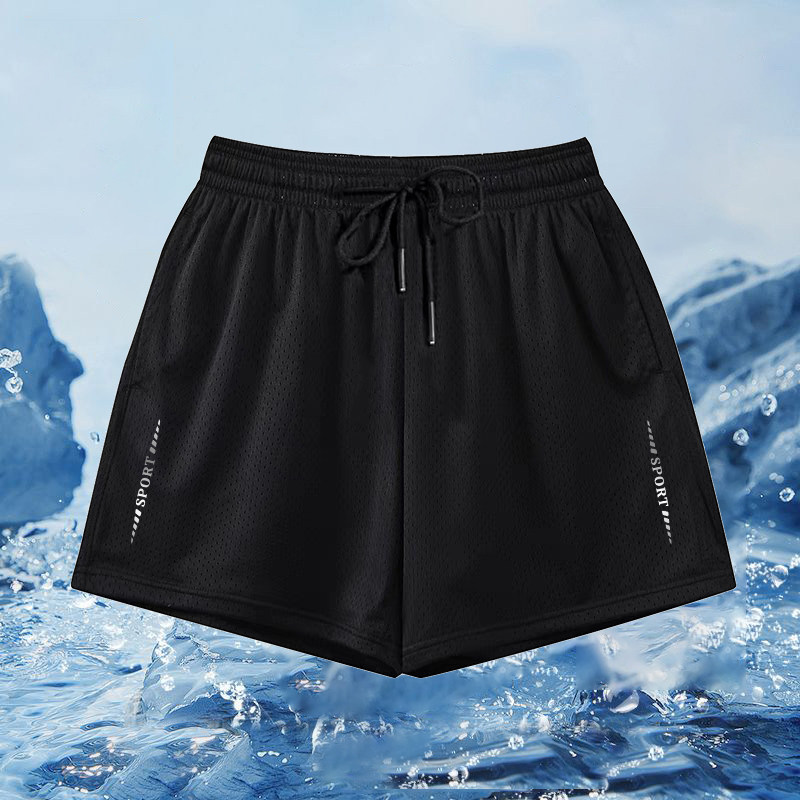 【冰丝/弹力/透气】夏季男士短裤潮牌宽松网眼透气速干五分裤短裤,男装,短裤,淘宝优惠券,粉丝福利购,淘宝优惠卷