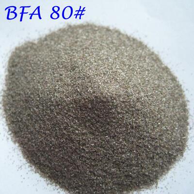 棕刚玉80色熔融氧化铝 Al2O3含8量95刚%以上 棕玉80# F0棕目棕刚