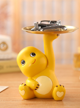 小黄龙入户门钥匙收纳q玄关摆件客厅电视柜家居装饰品乔迁新居礼