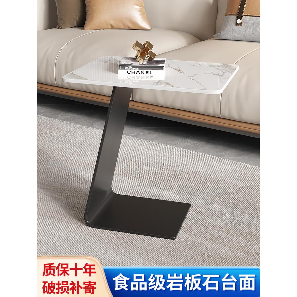 欧式钢化玻璃咖啡桌,客厅沙发,方形边桌,可及的豪华现代简约阳