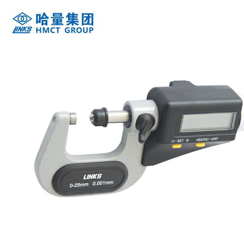 哈量 数显微米外径千分尺0-25高精度螺旋测微器电子测厚仪0.001mm