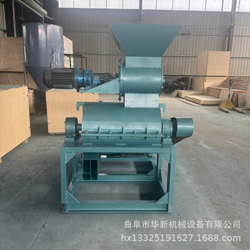 烂菜叶瓜果蔬菜粉碎机 高湿粘酒糟蛋白桑粉碎生产线 发酵料破碎机
