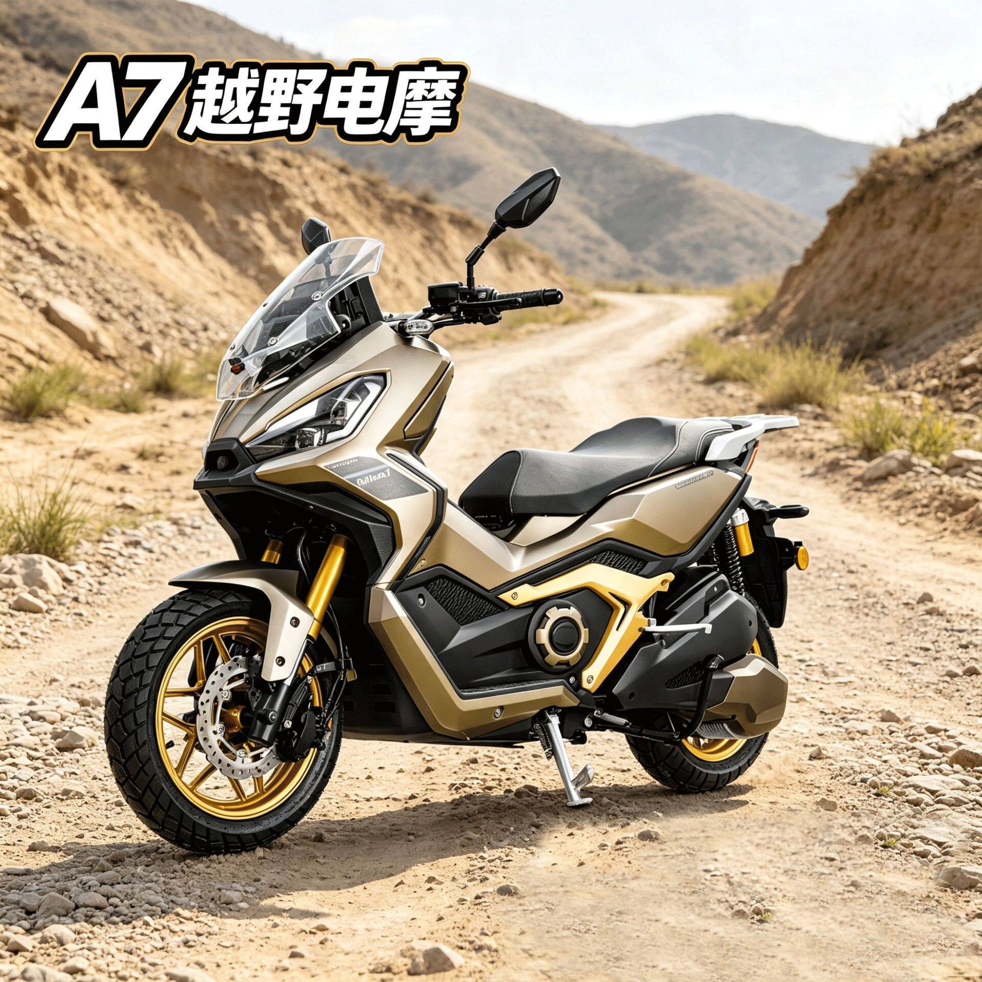 A7ADV高性能电摩72V大功率越野电动踏板摩托车EEC认证
