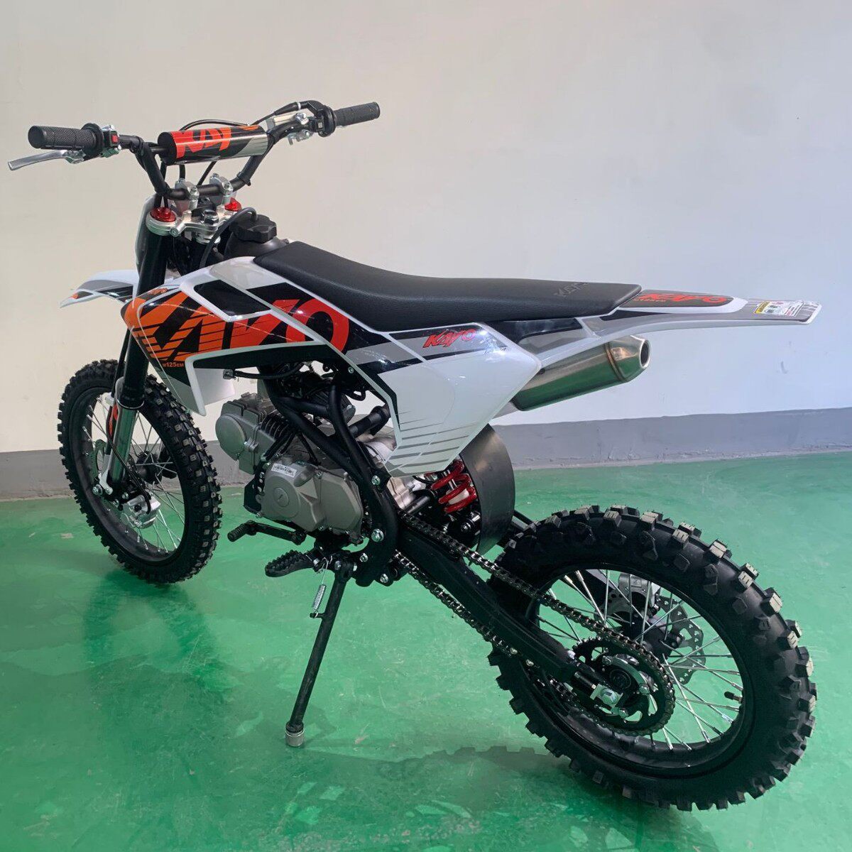 成人两轮越野车华洋燃油MK125cc竞技外贸版大越野竞技赛车摩托车