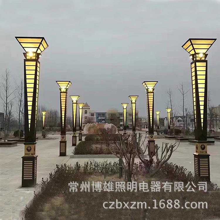 景观灯防水LED方形灯柱广场别墅小区庭院灯路灯特色景观灯