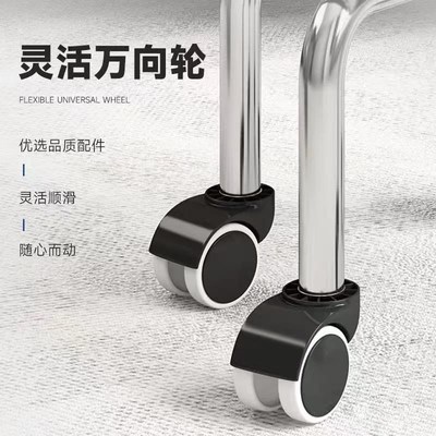 热销万向轮小矮凳子家用圆凳儿童凳小板凳带滑轮静音移动耐用久坐