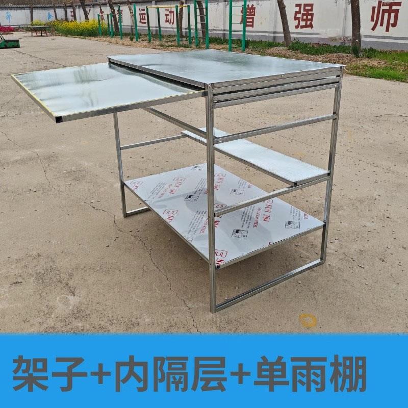 炸串架早餐凉皮展示架街边电动三轮车摆摊小吃车架子鱿鱼烤肠商用
