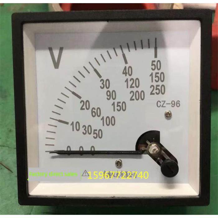 指针式同步电压表Cz-96 50V 150V 250V发电机并网综合电压表