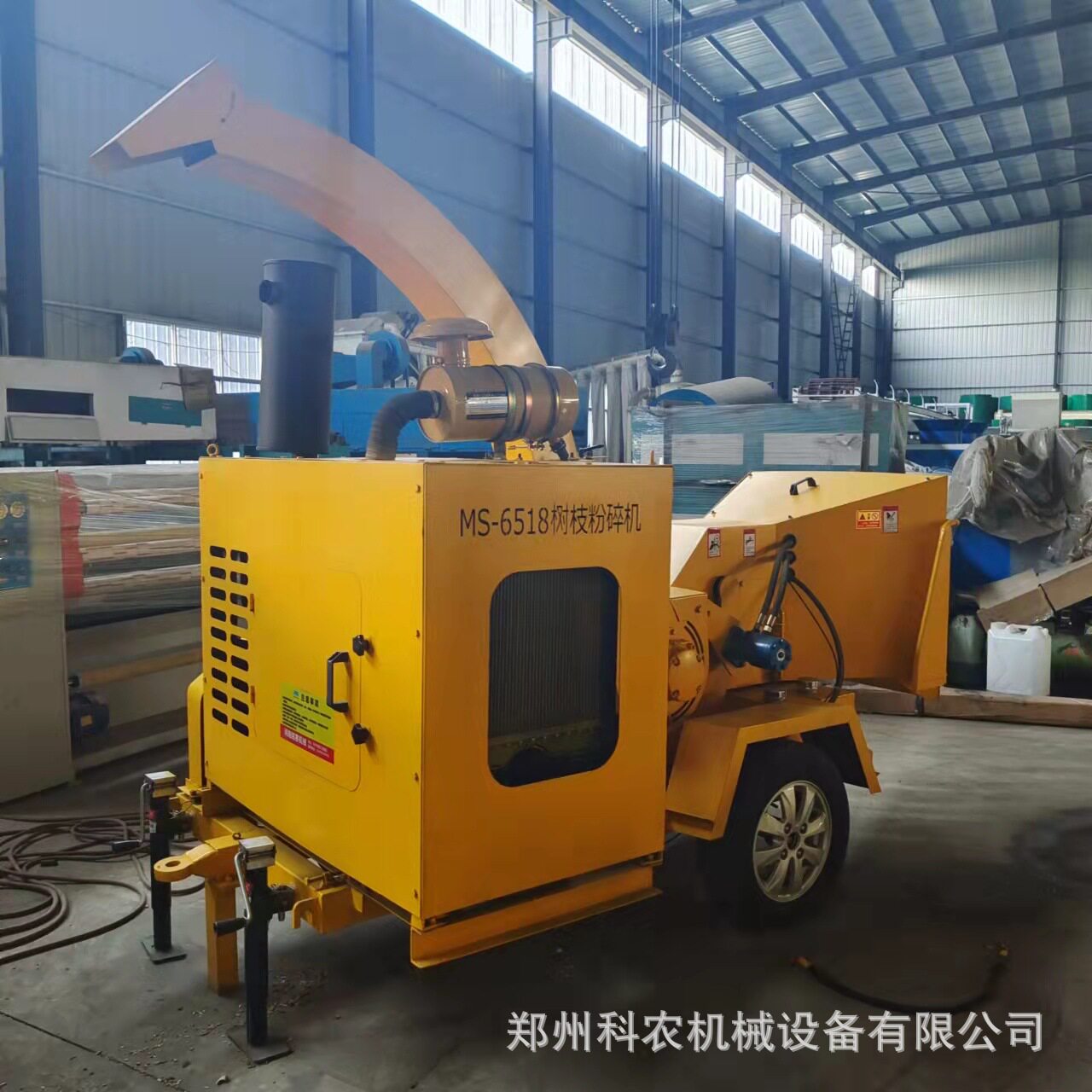 厂家 移动式园林树枝粉碎机 果园农场粉碎机 柴油树枝粉碎机产量