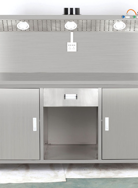 环保型不锈钢调漆工作台汽车维修喷漆钣喷工作桌清洗FRS010052