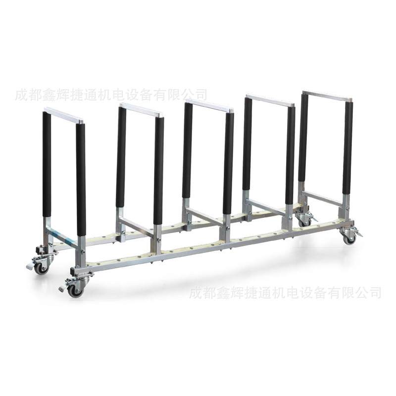 LRL-QB-LT4汽车轮胎摆放移动支架四轮胎搁置车摆放架