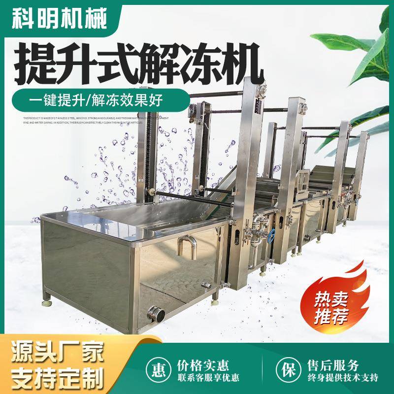 直销厂家冻牛肉常温解冻机黄花鱼冻盘缓化化冻机鸡背冻盘解冻池
