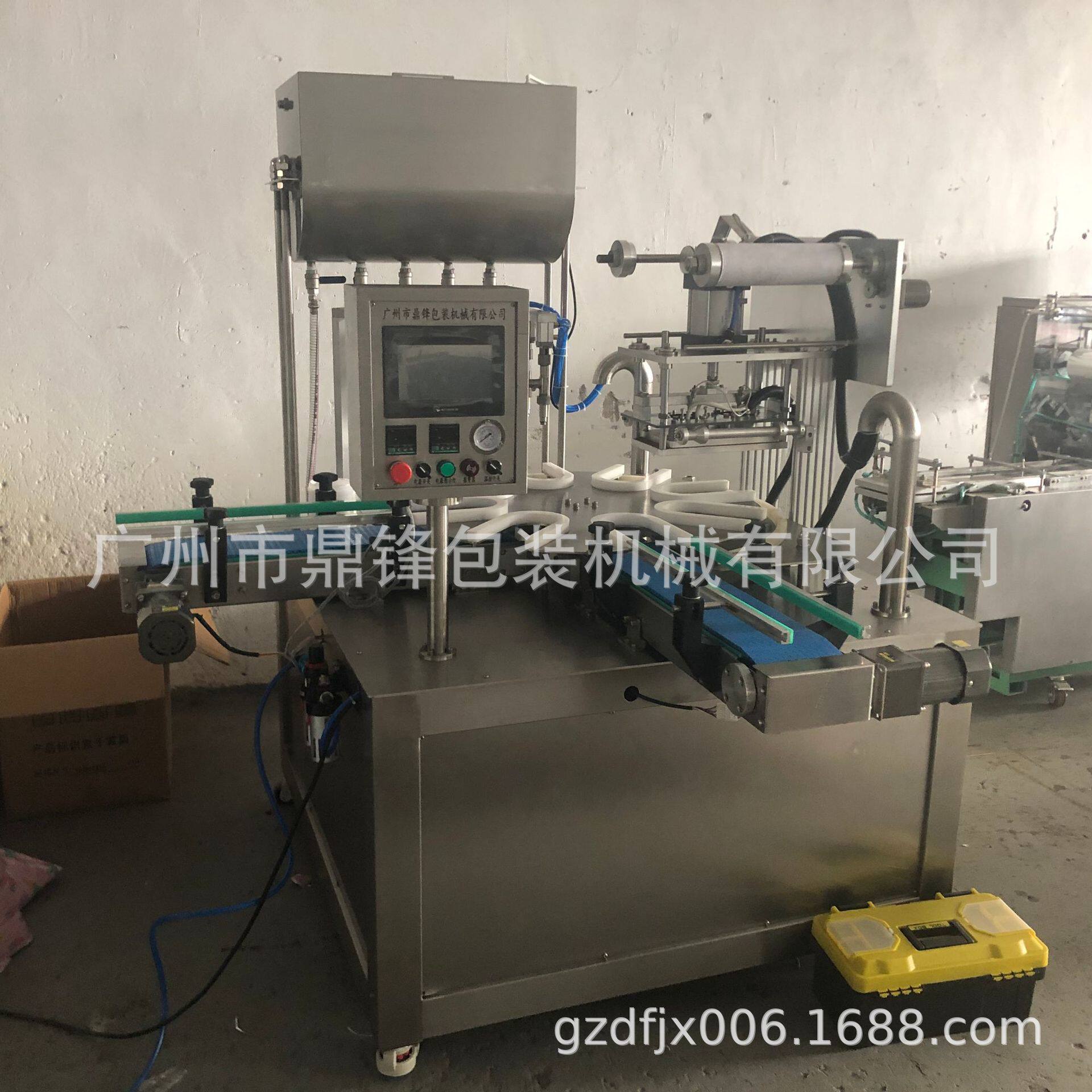【鼎锋机械】胶囊咖啡灌装封口机 蜂蜜勺子全自动灌装封口机