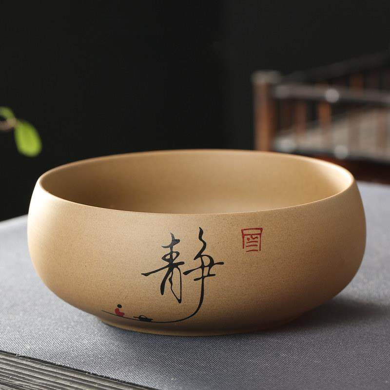 粗陶大号茶洗陶瓷茶渣缸家用水洗茶杯盆器皿茶具配件小号水盂笔洗,餐饮具,茶道/零配,淘宝优惠券,粉丝福利购,淘宝优惠卷