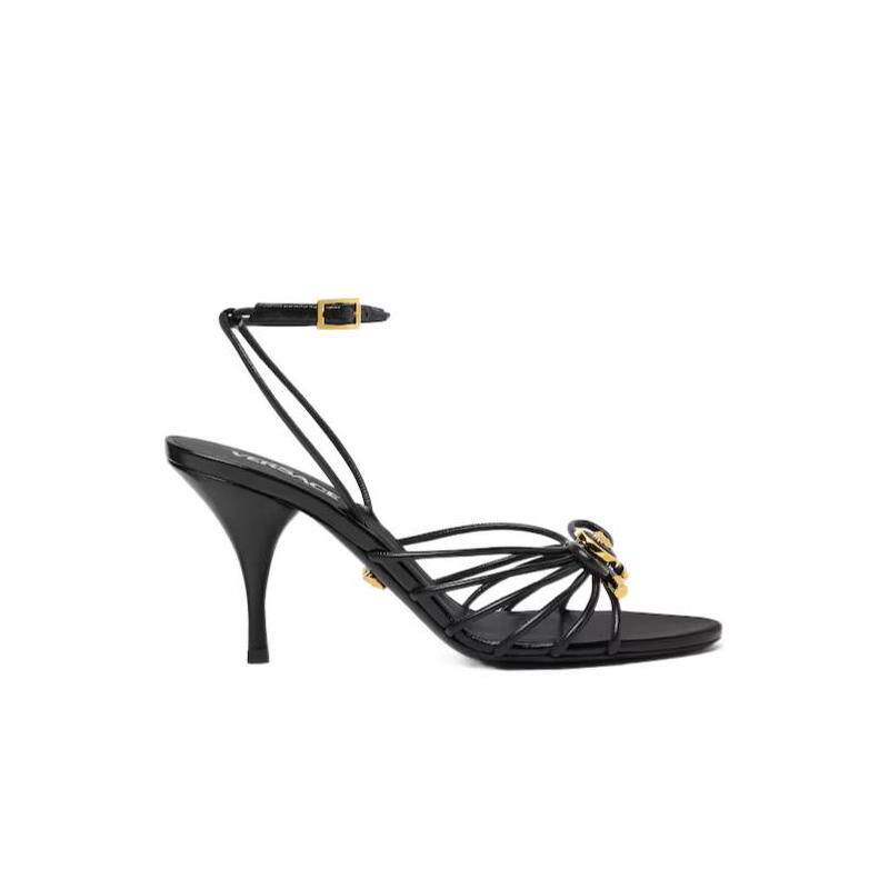 代购海外代购Versace/范思哲女士高跟凉鞋修饰腿型优雅气质8.5cm