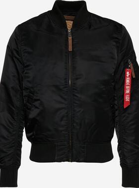 代购Alpha Industries阿尔法工业男士夹克保暖防风黑色轻薄春秋