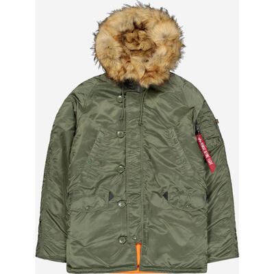 代购Alpha Industries阿尔法工业男士夹克保暖防寒加绒毛领冬季