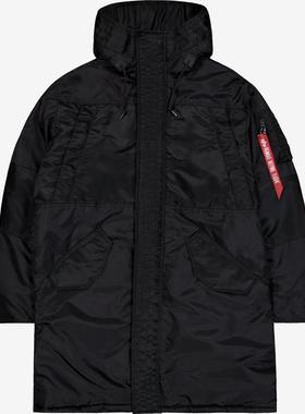 代购Alpha Industries阿尔法工业男士夹克保暖防风加厚连帽冬季