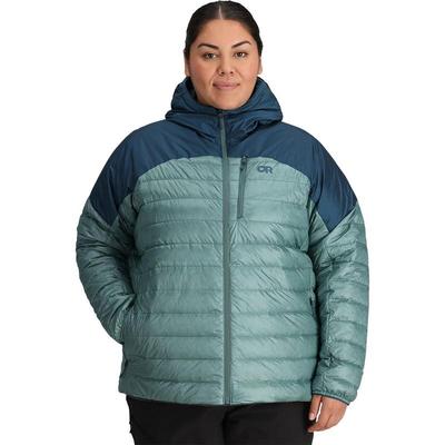 代购Outdoor Research女士羽绒服保暖防风轻量保暖外套连帽中长
