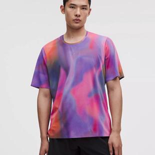 海外代购lululemon/露露乐蒙男士运动T恤速干透气短袖圆领跑步