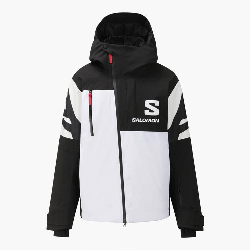 代购SALOMON萨洛蒙女士冲锋衣防风保暖防水户外夹克连帽长袖滑雪