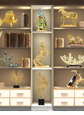 酒柜摆件轻奢高档现代简约办公室书柜客厅电视柜创意家居软装饰品