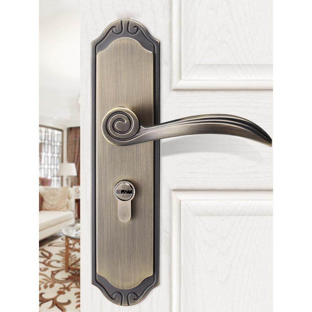 汇泰龙门锁室内卧室房门锁实木门锁静音防盗门锁门把手通用型锁具