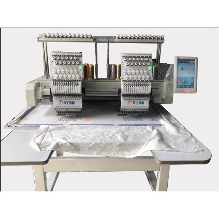 全自动多功能多头针绣花机帽绣成衣电脑刺绣机马600转智宇机械