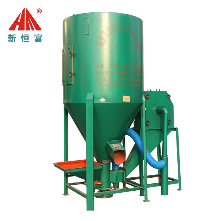 恒富机械小型饲料搅拌器自吸式粉碎搅拌一体机配合饲料处理设备