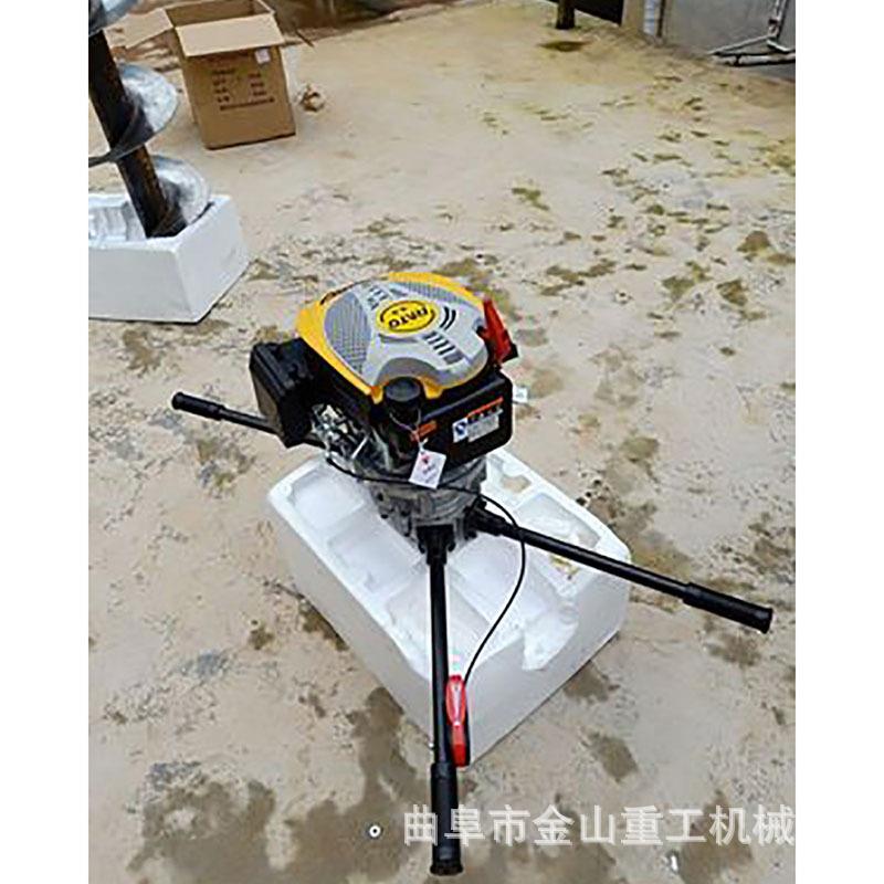 大功率汽油种树挖坑机栽树挖坑机器小型单人手提挖坑机