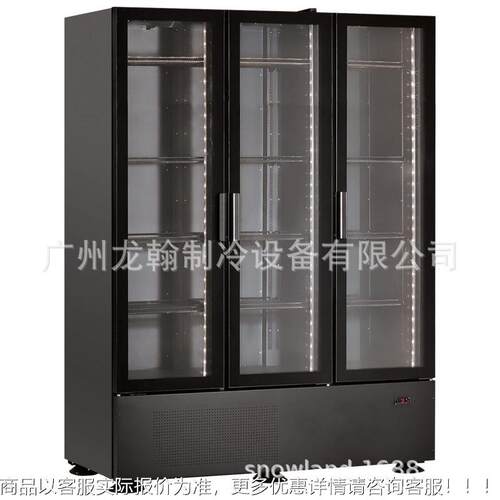 商用啤酒柜立式展示柜市饮料冷藏柜单门冷LG1250LY双饮柜门风冷超