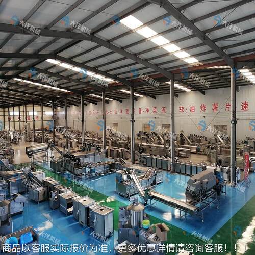 速NKX冻土薯条生产锈条线不钢冷冻豆机器新款速冻薯条线土豆加工