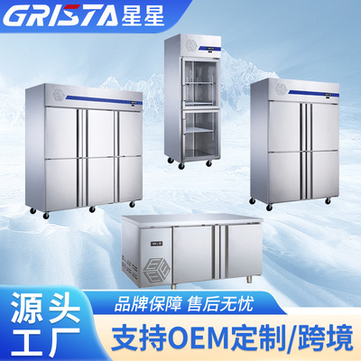 星星商用饮料冷鲜展示柜双温冷柜 奶茶店超市商业用冷冻冷藏冰柜