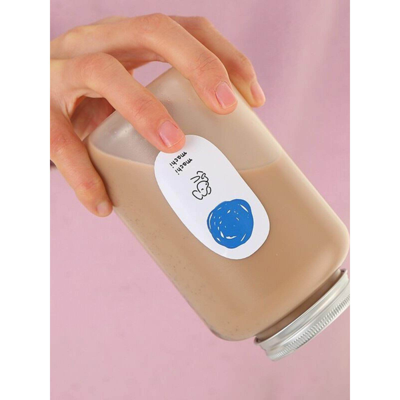 耐高温奶茶杯一次性 食品级U型果汁饮料瓶胖胖磨砂商用带盖打包杯