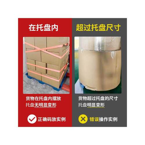 塑料托盘吹塑九脚堆高机工厂防潮垫板仓库卡板物流周转托板塑胶地