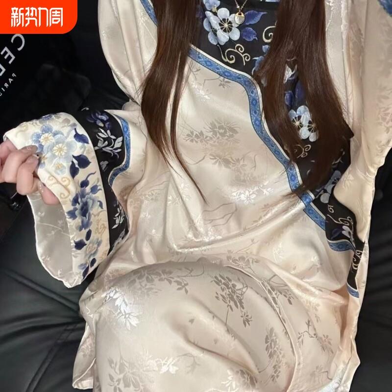 清汉女清朝格格两件套大小姐清代女装复古表演服装复古风新中式