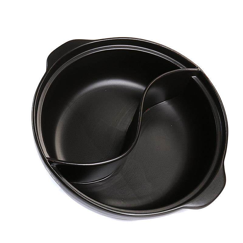 陶瓷火锅鸳鸯锅明火加厚砂锅火锅锅子串串香家用火锅电火锅特价包